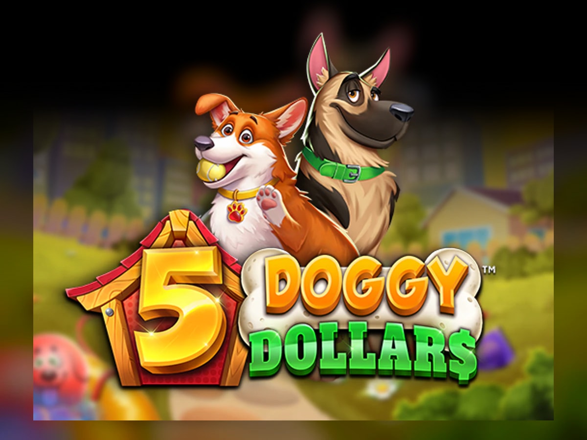 5 Doggy Dollars slot game artwork