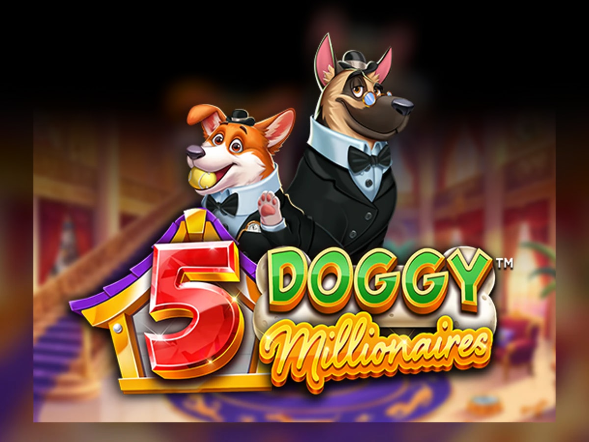 5 Doggy Millionares slot game artwork