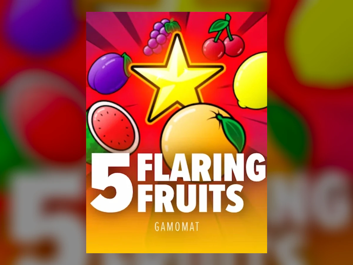 5 Flaring Fruits slot game artwork
