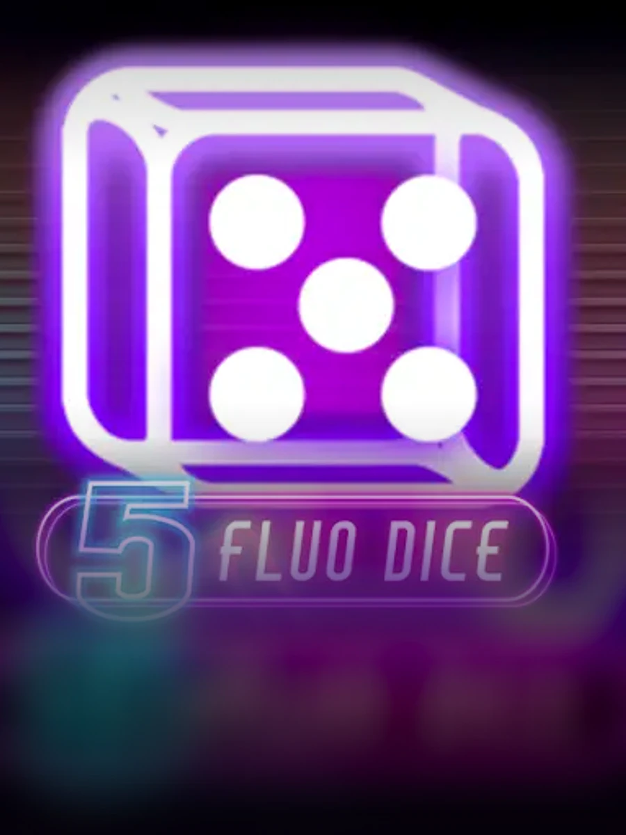 5 Fluo Dice slot game artwork