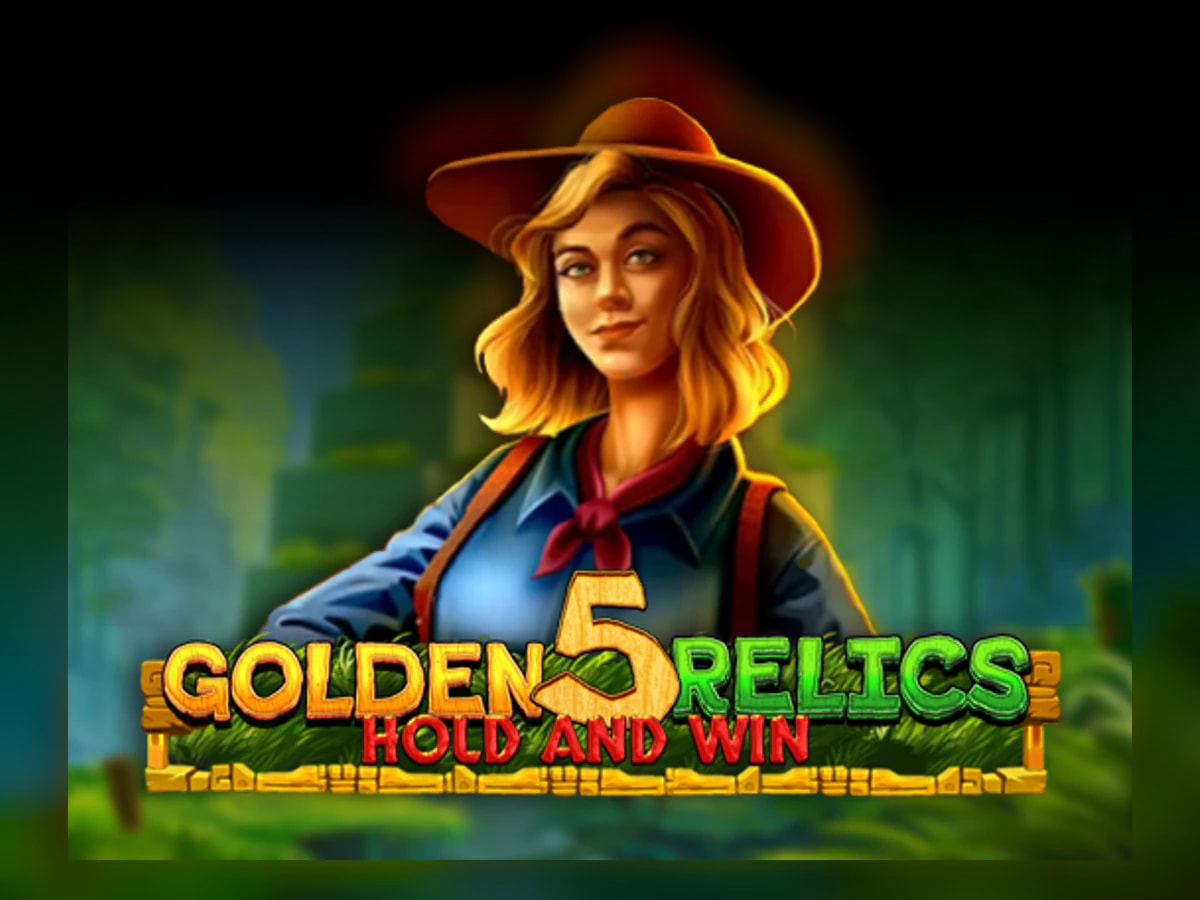 5 Golden Relics: Hold & Win slot game artwork