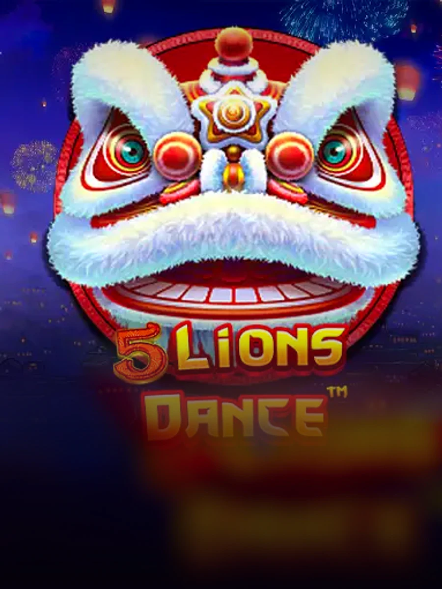 5 Lions Dance slot game artwork