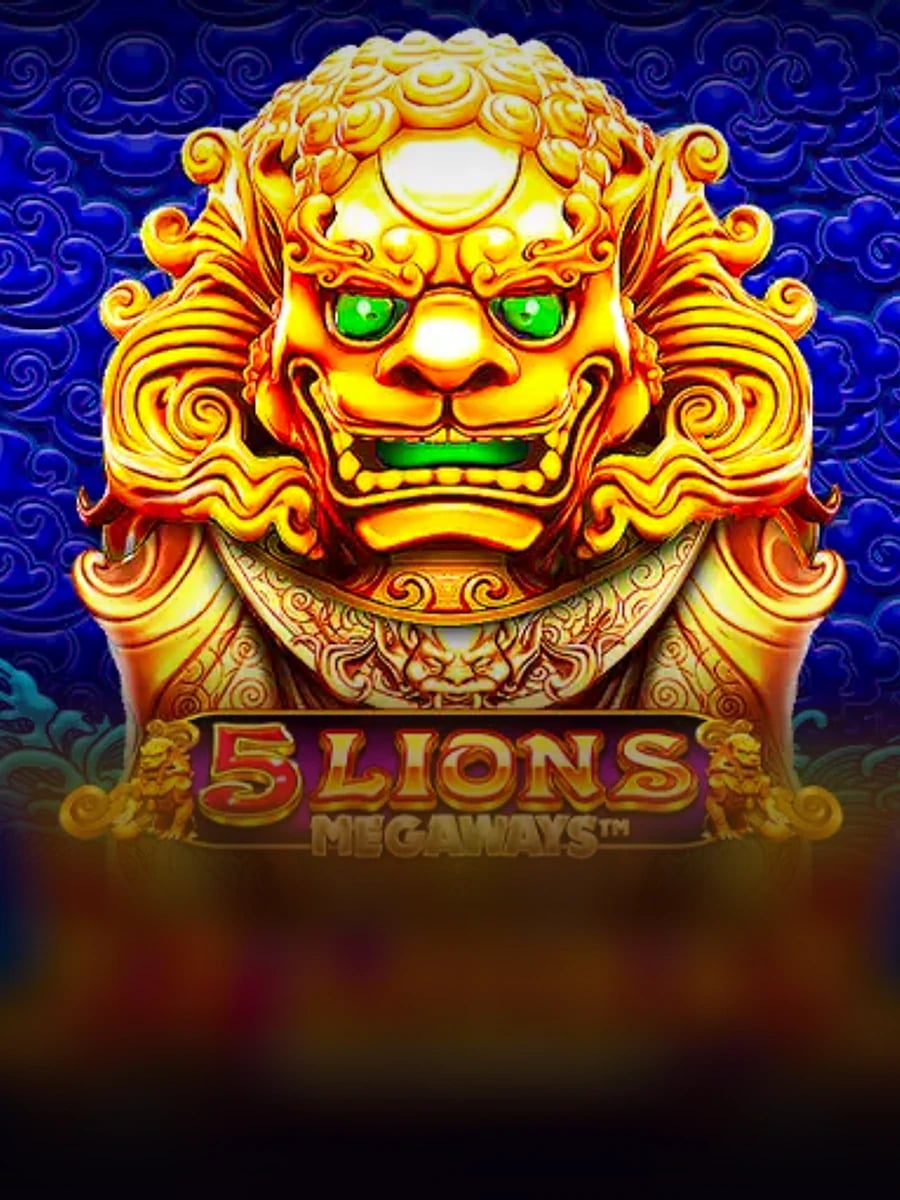 5 Lions Megaways slot game artwork
