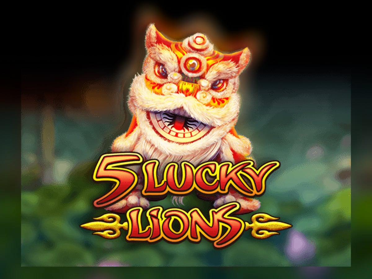 5 Lucky Lions slot game artwork