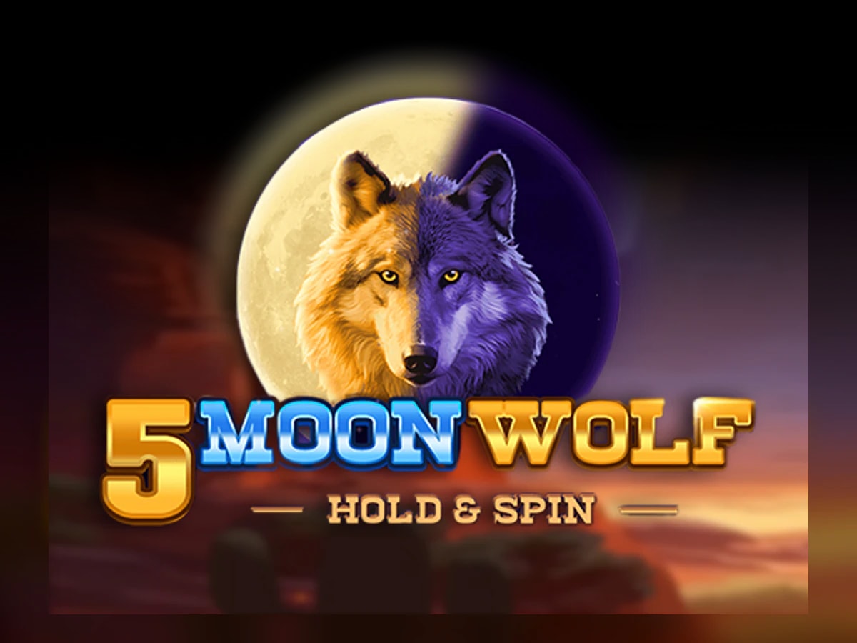 5 Moon Wolf slot game artwork