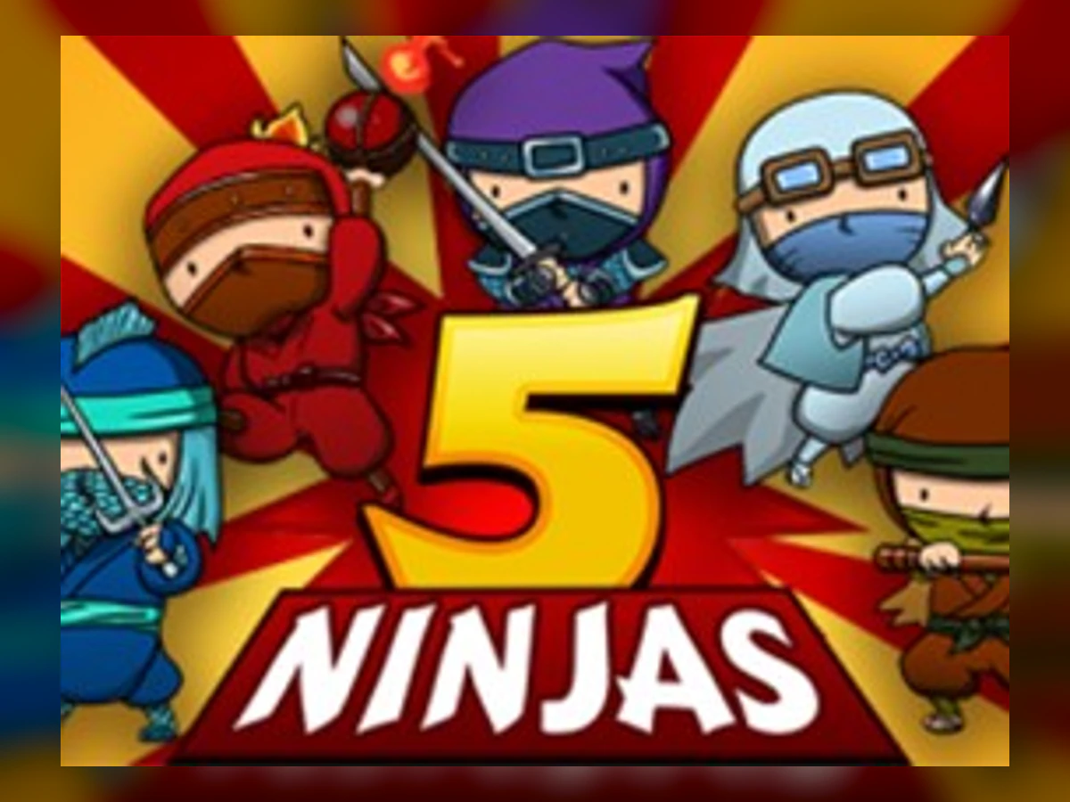 5 Ninjas slot game artwork