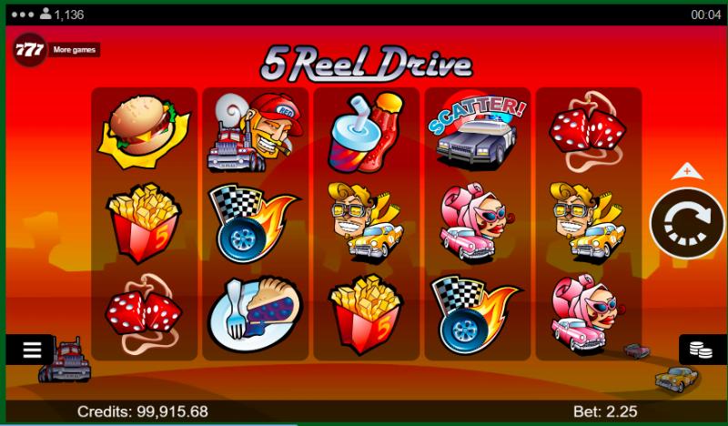 5 Reel Drive slot game artwork