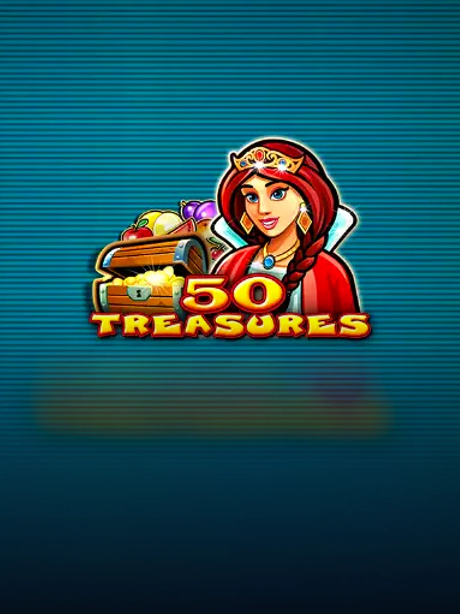 50 Treasures slot game artwork