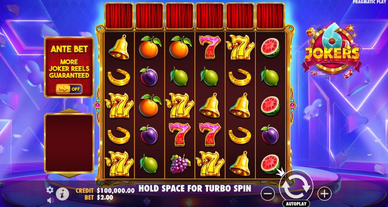 6 Jokers slot game artwork