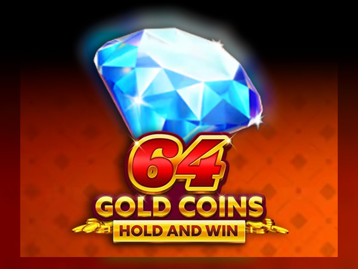 64 Gold Coins Hold and Win slot game artwork