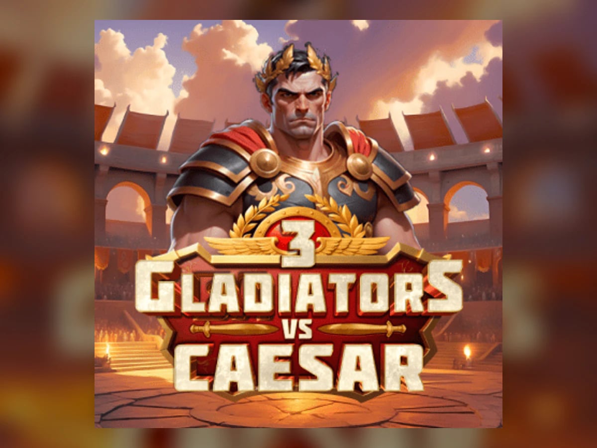 3 Gladiators vs Caesar slot game artwork