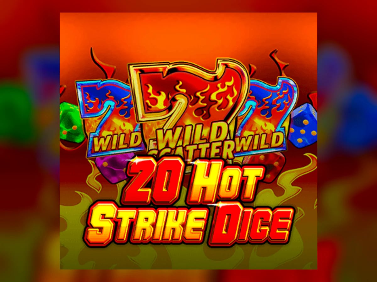 20 Hot Strike Dice slot game artwork