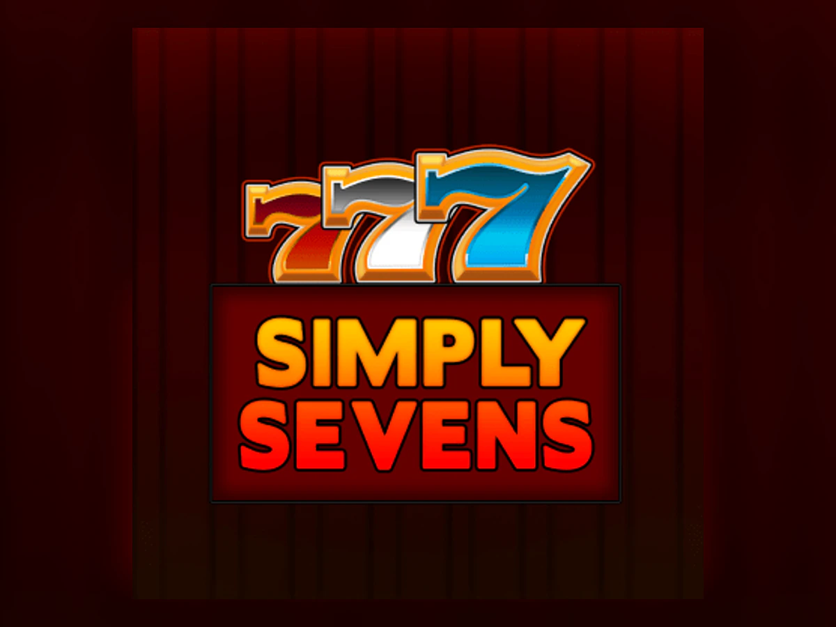 Simply Sevens slot game artwork