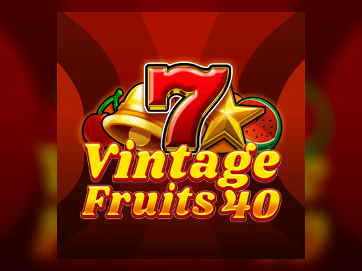 Vintage Fruits 40 slot game artwork