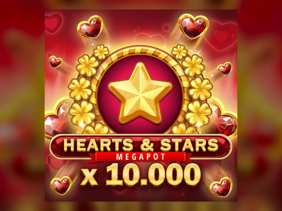 Hearts & Stars slot game artwork