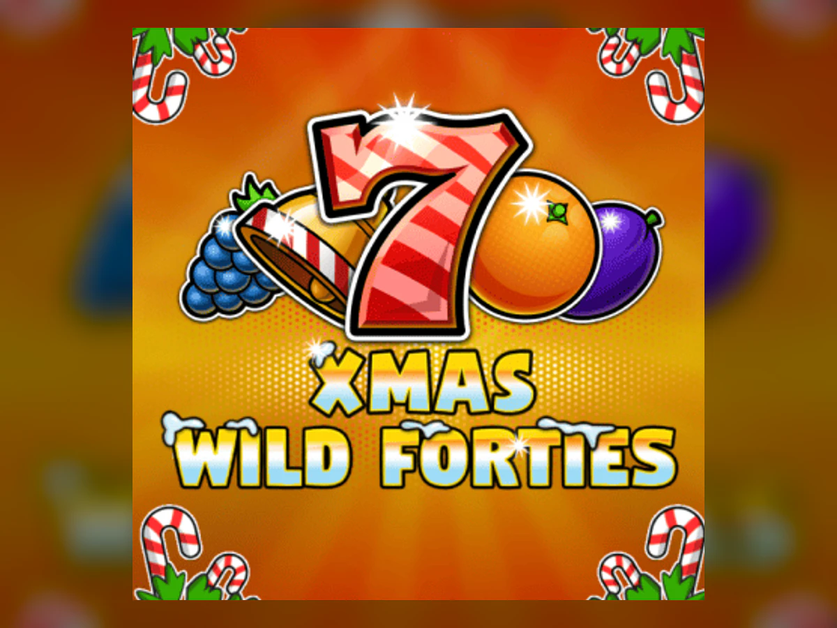Wild Forties Xmas slot game artwork