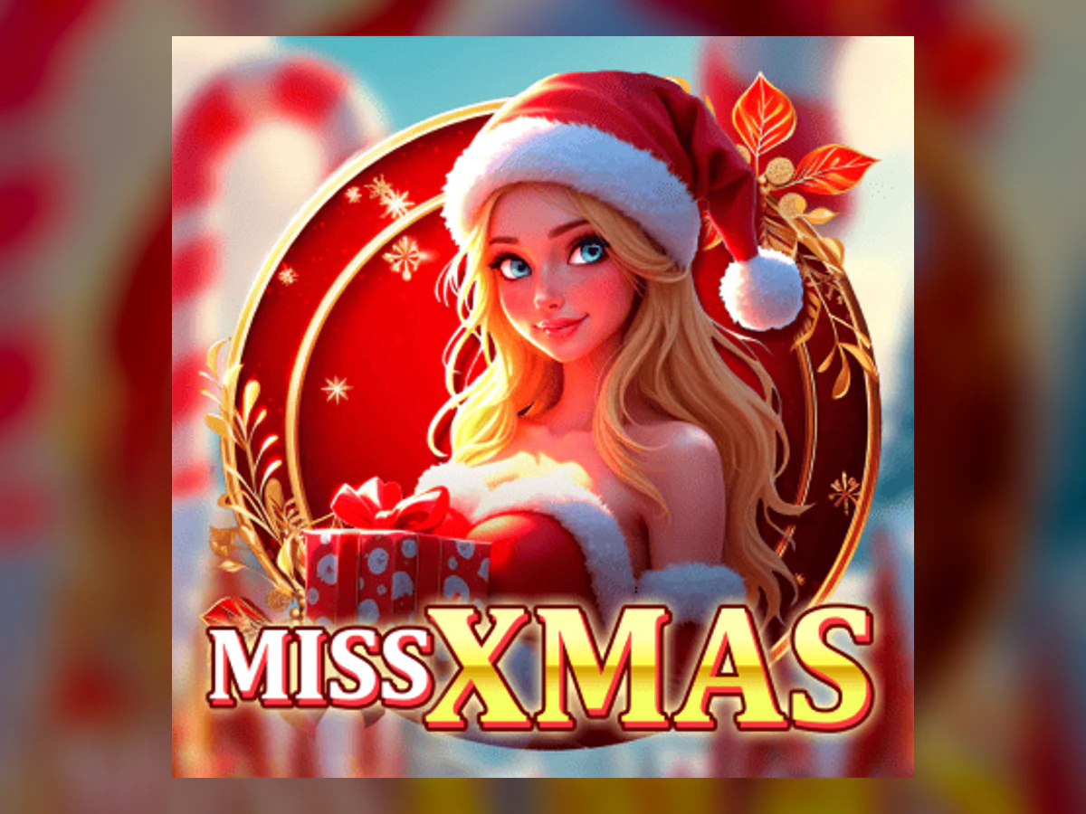 Miss Xmas slot game artwork