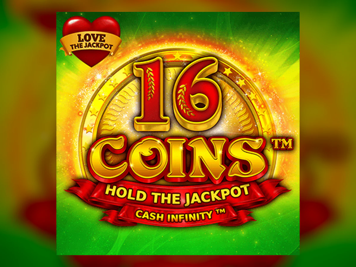 16 Coins Love the Jackpot slot game artwork