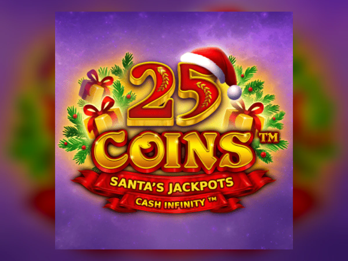 25 Coins Santa's Jackpots slot game artwork