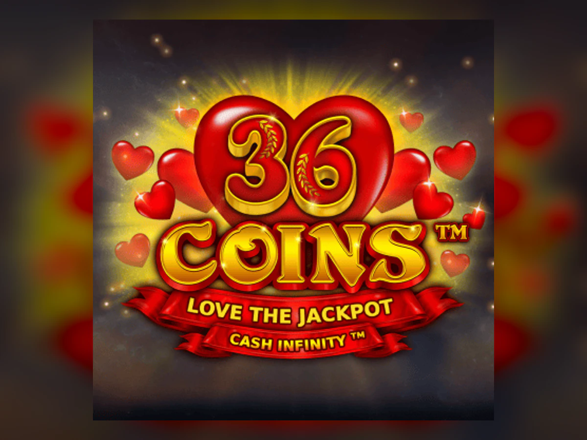 36 Coins Love the Jackpot slot game artwork