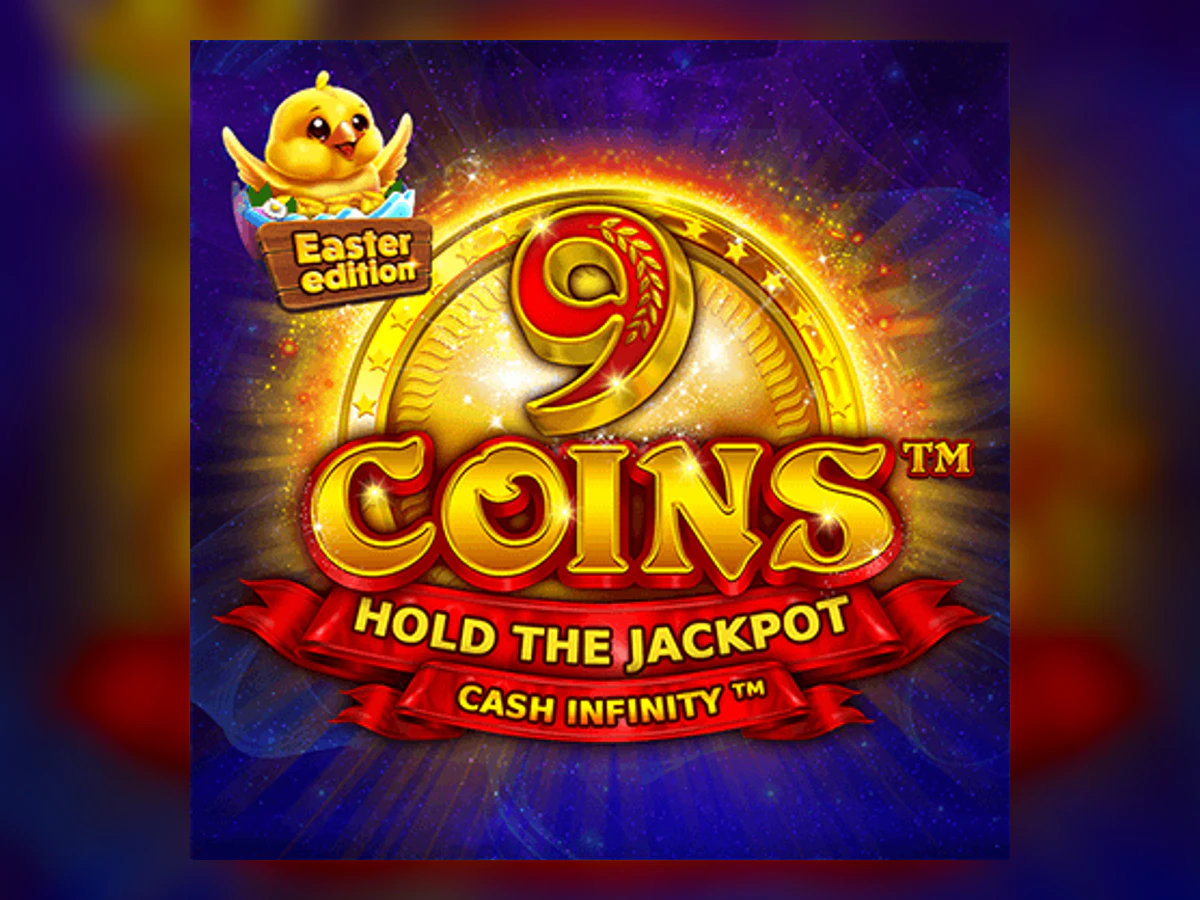 9 coins Easter slot game artwork