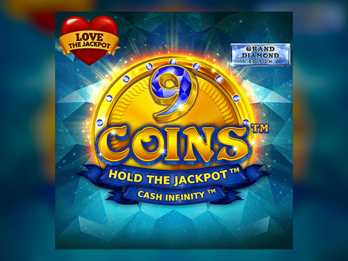 9 Coins Grand Diamond Love the Jackpot slot game artwork