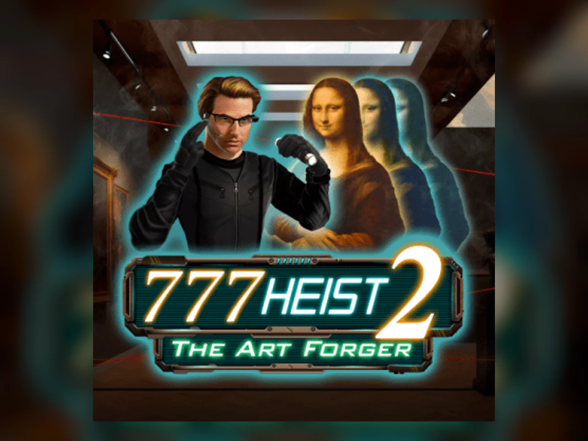 777 Heist 2 The Art Forger slot game artwork