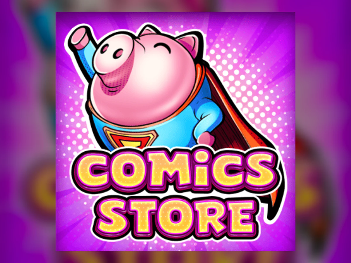 Comics Store slot game artwork