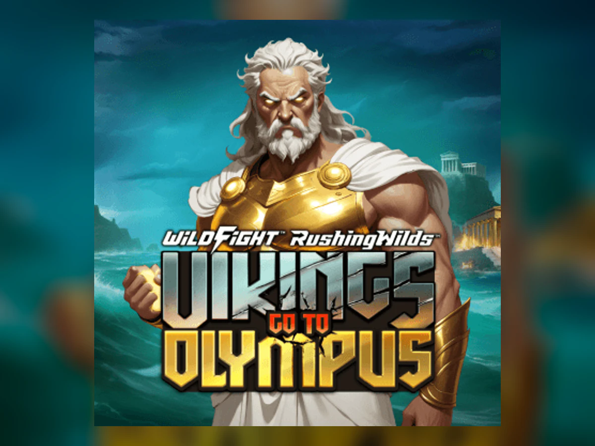 Vikings Go To Olympus Wild Fight Rushing Wilds slot game artwork