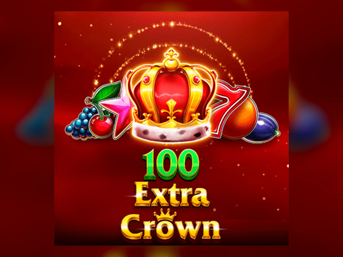 100 Extra Crown slot game artwork