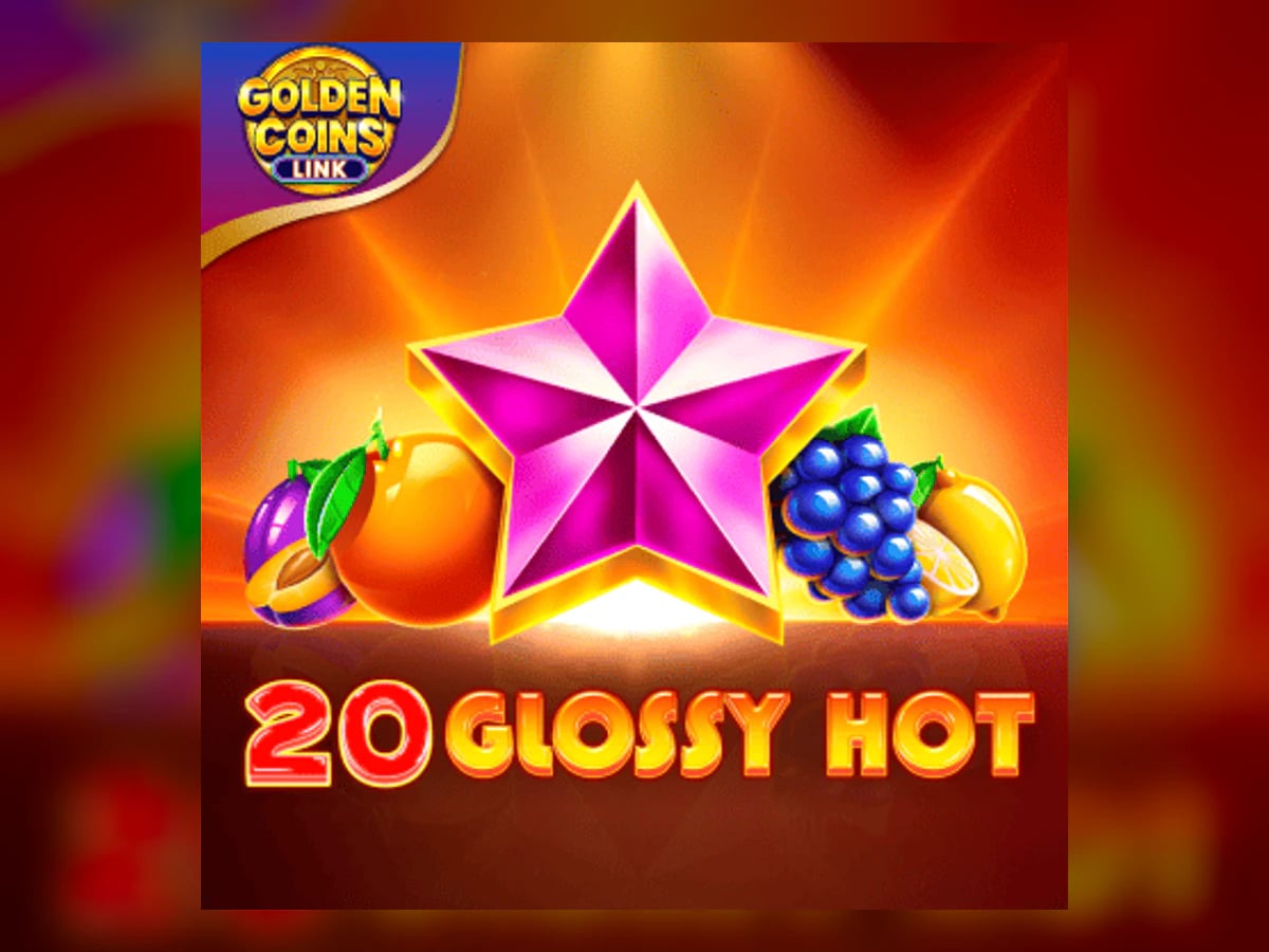 20 Glossy Hot Golden Coins Link slot game artwork