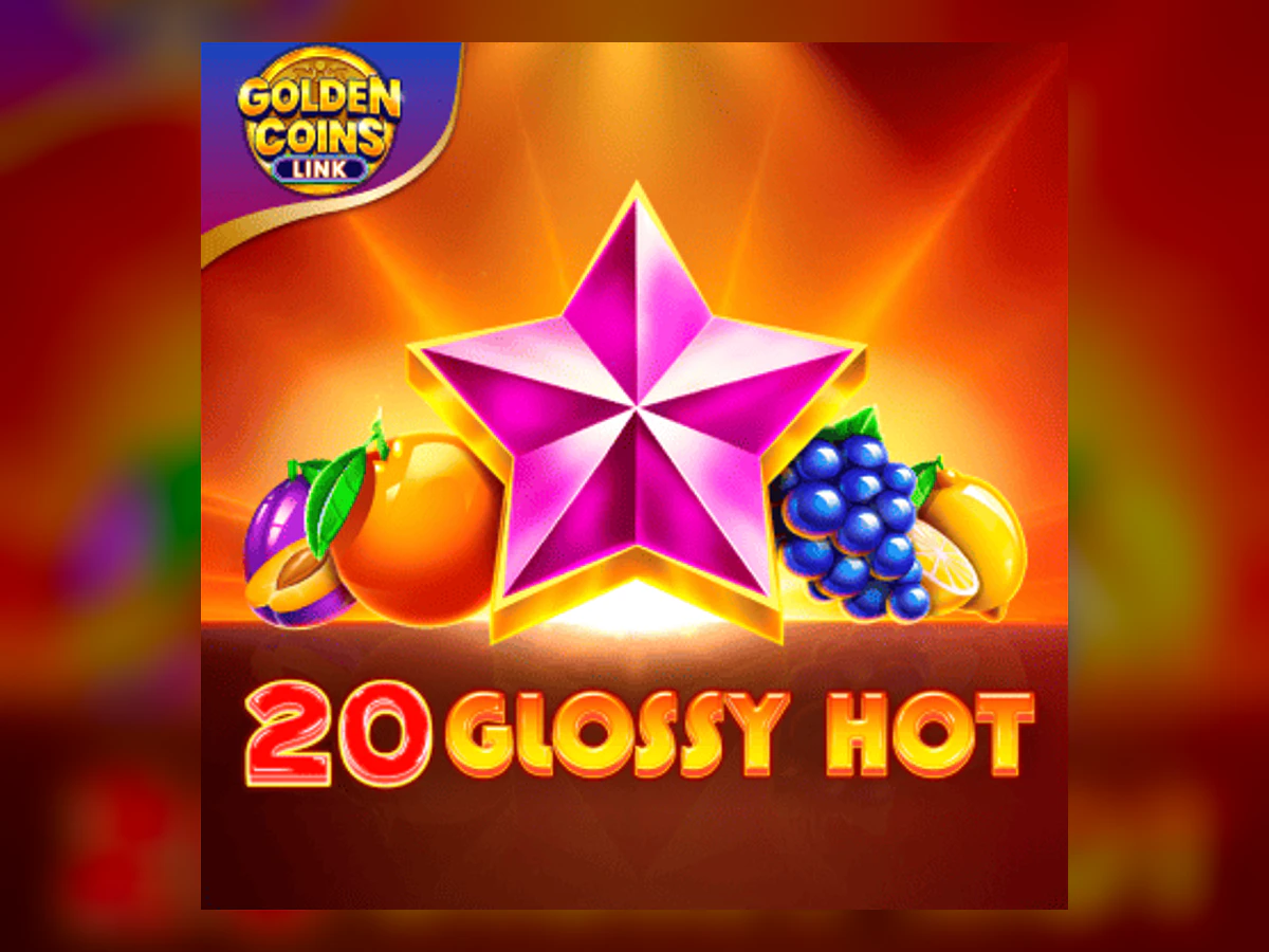 20 Glossy Hot Golden Coins Link slot game artwork