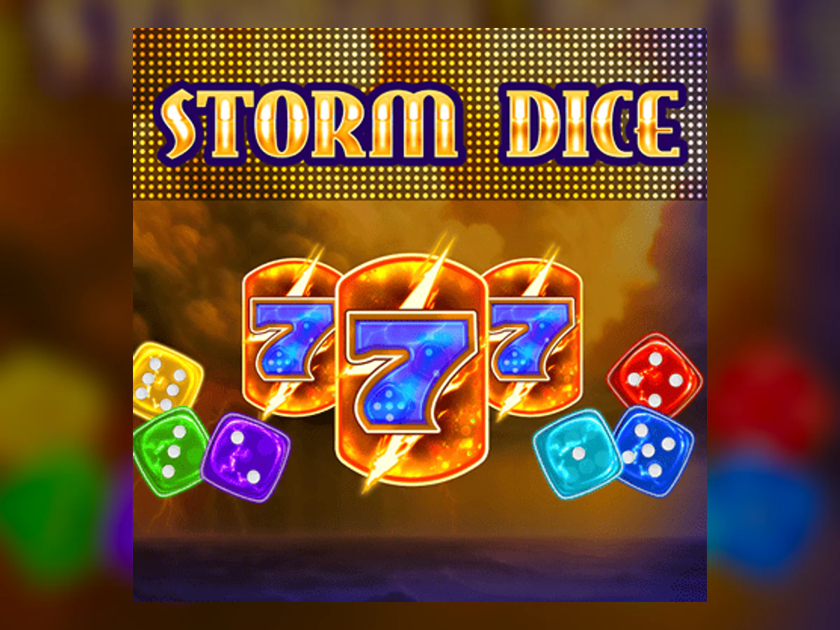 Storm Dice slot game artwork
