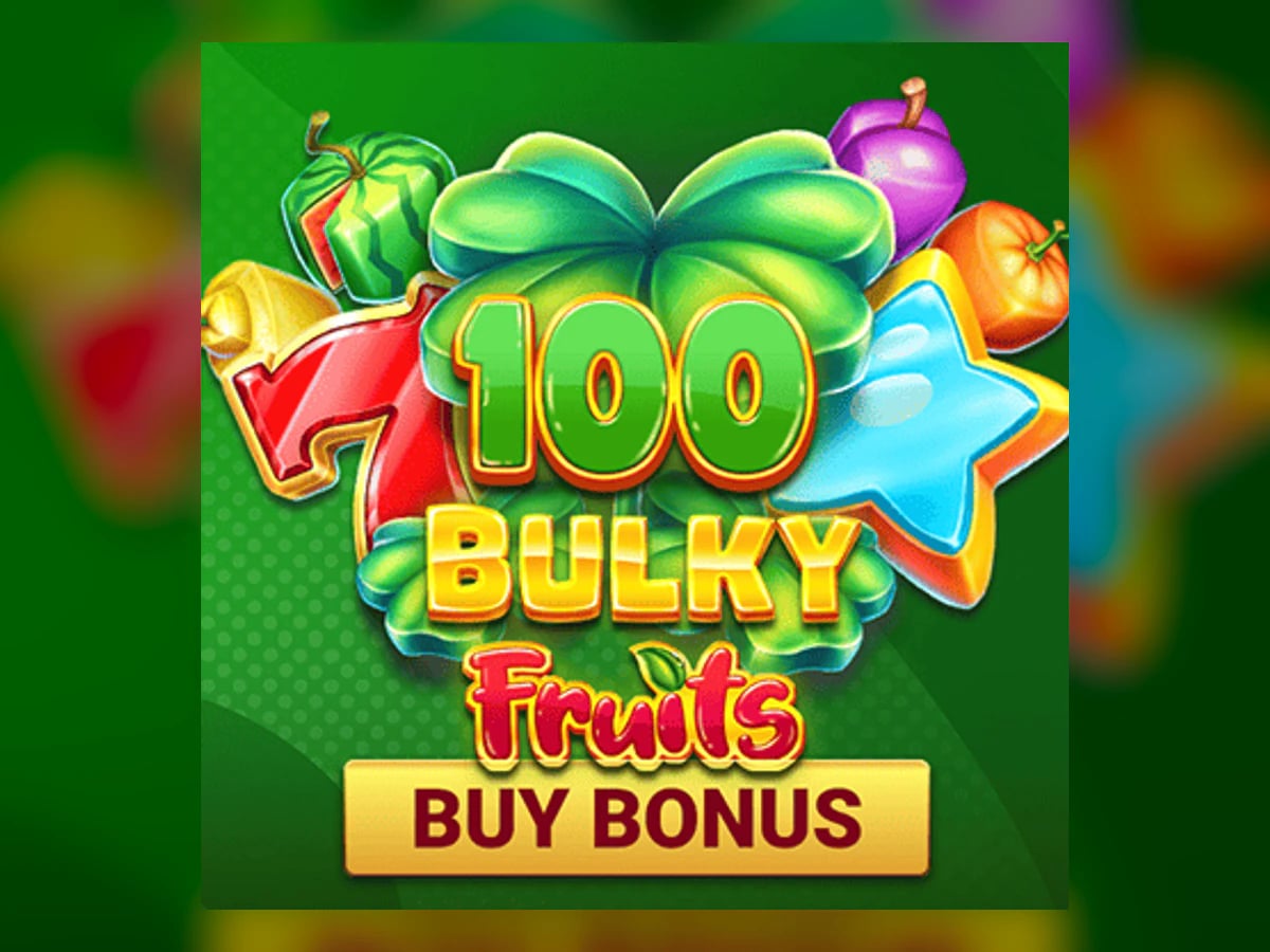 100 Bulky Fruits Buy Bonus slot game artwork