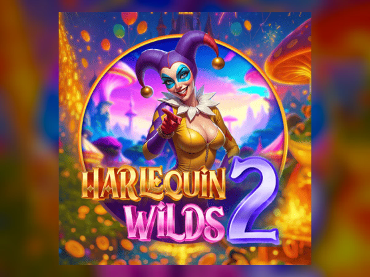 Harlequin Wilds 2 slot game artwork