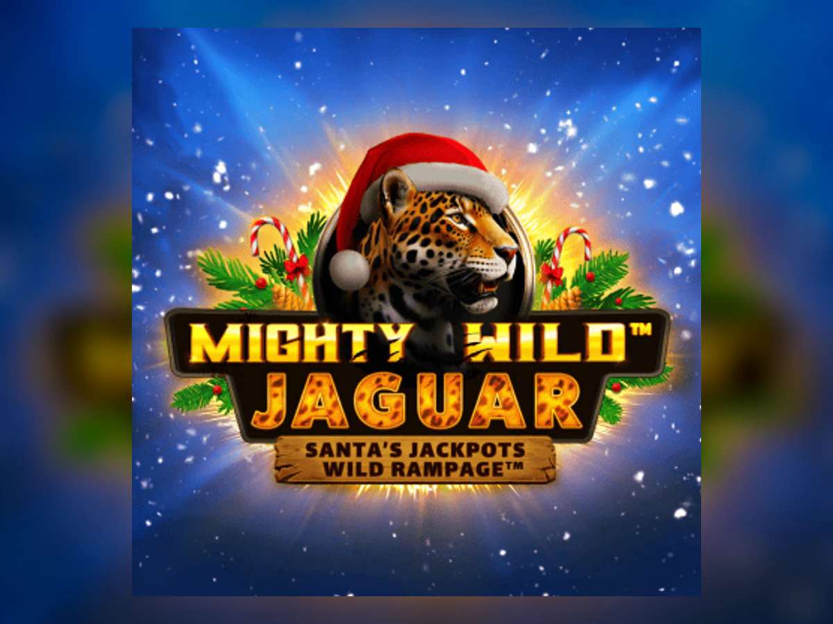 Mighty Wild: Jaguar Santa's Jackpots slot game artwork
