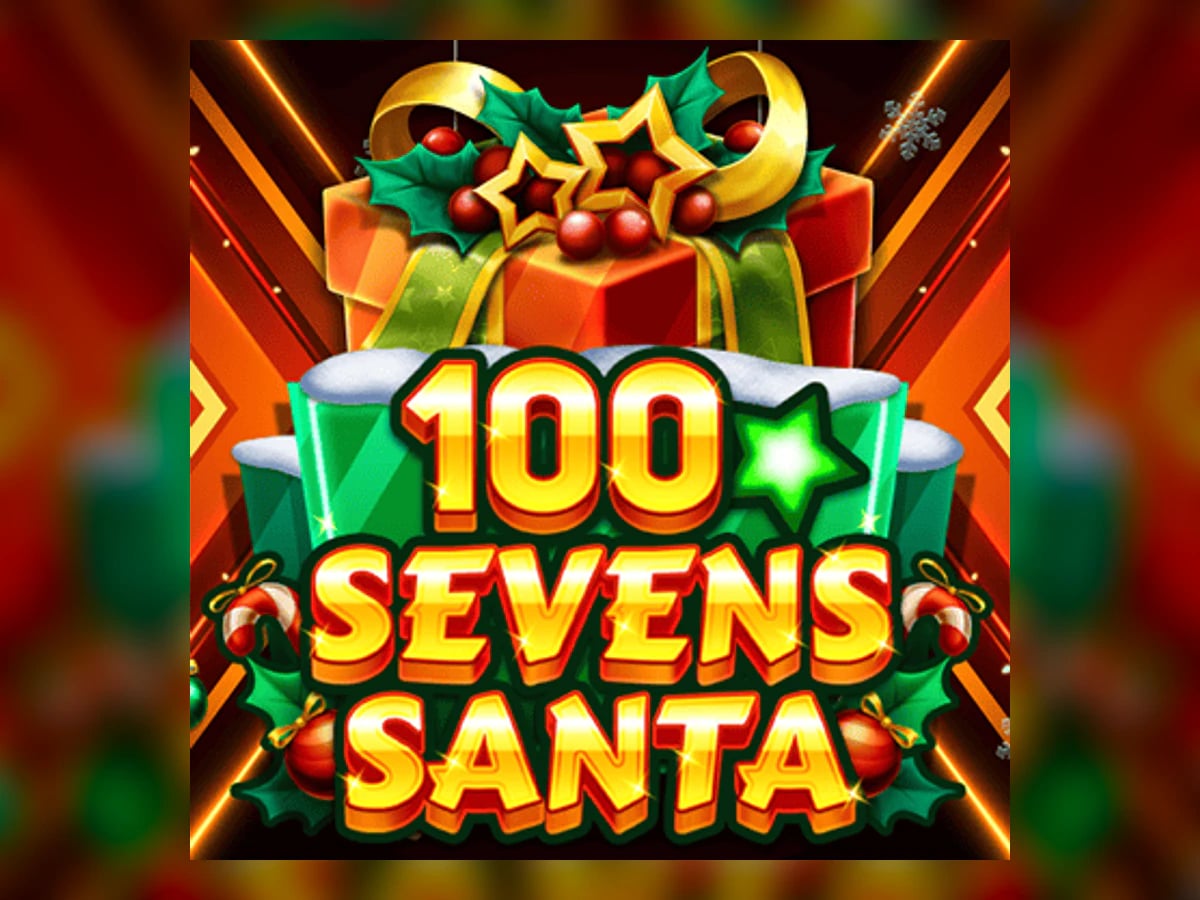 100 Sevens Santa slot game artwork