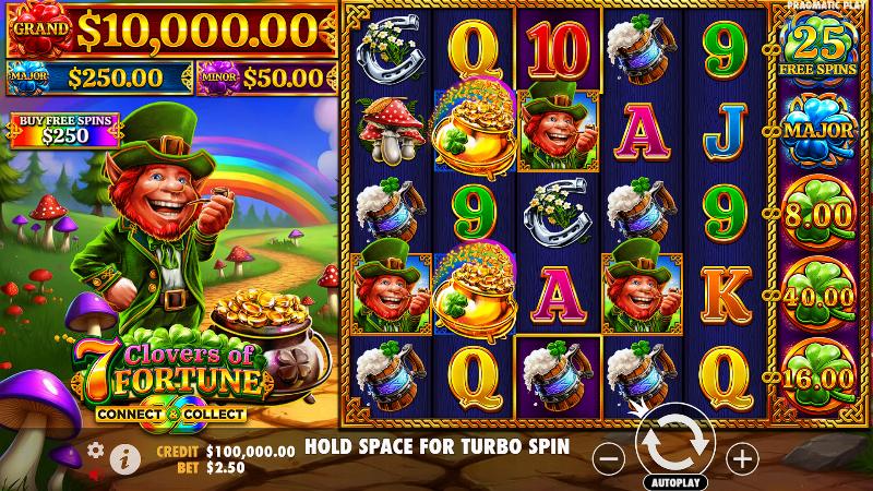 7 Clovers Of Fortune slot game artwork