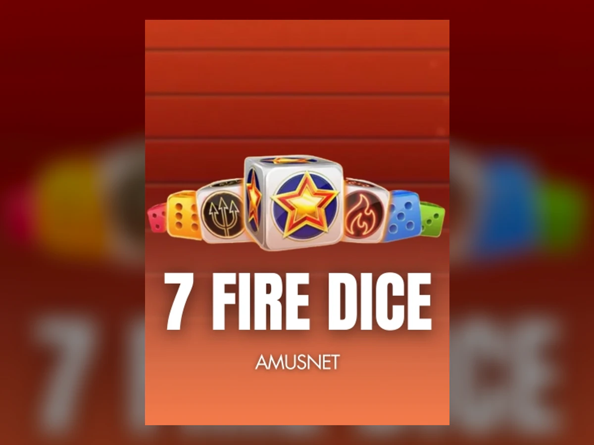 7 Fire Dice slot game artwork