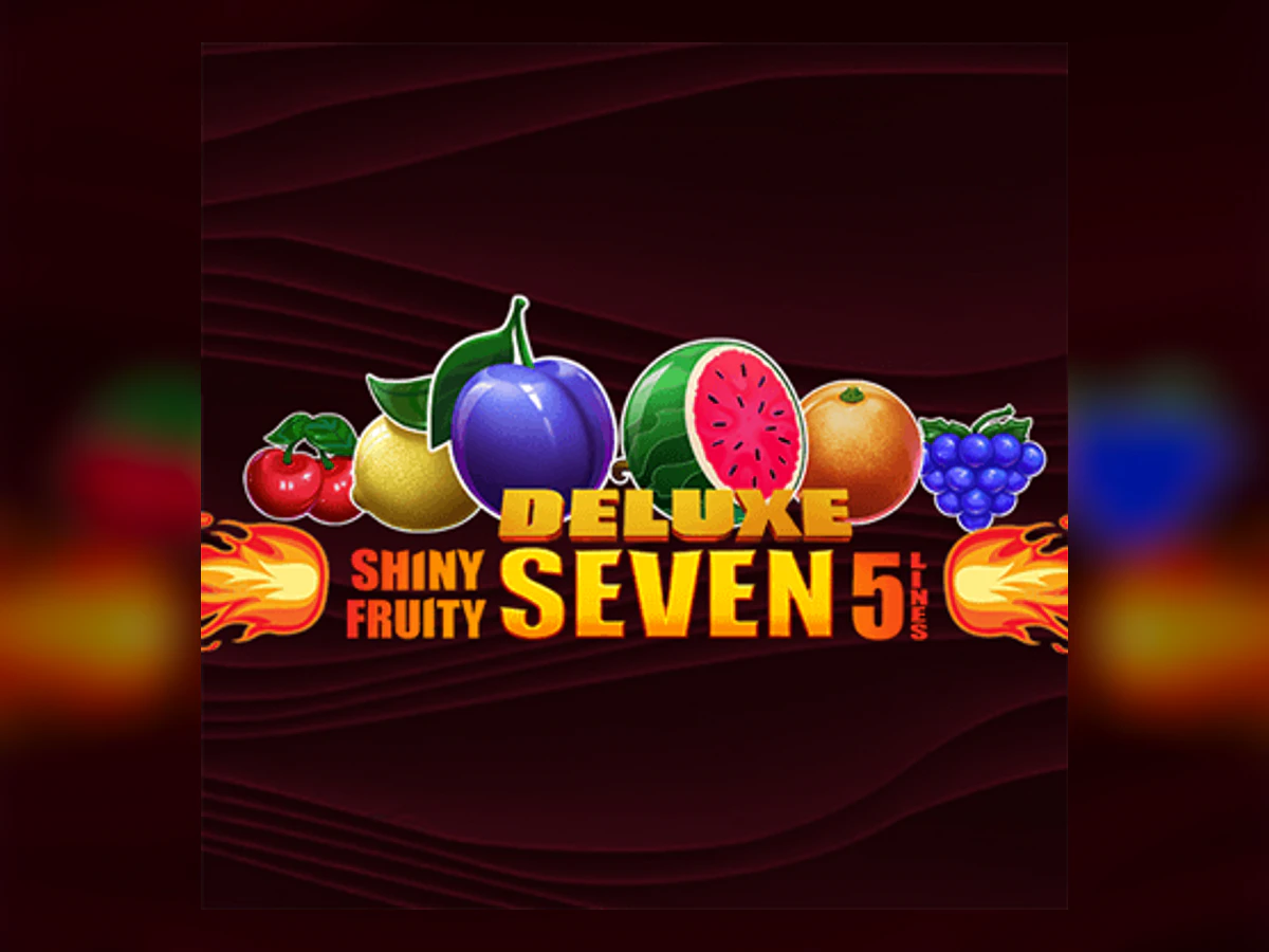 Shiny Fruity Seven 5 Lines Deluxe slot game artwork