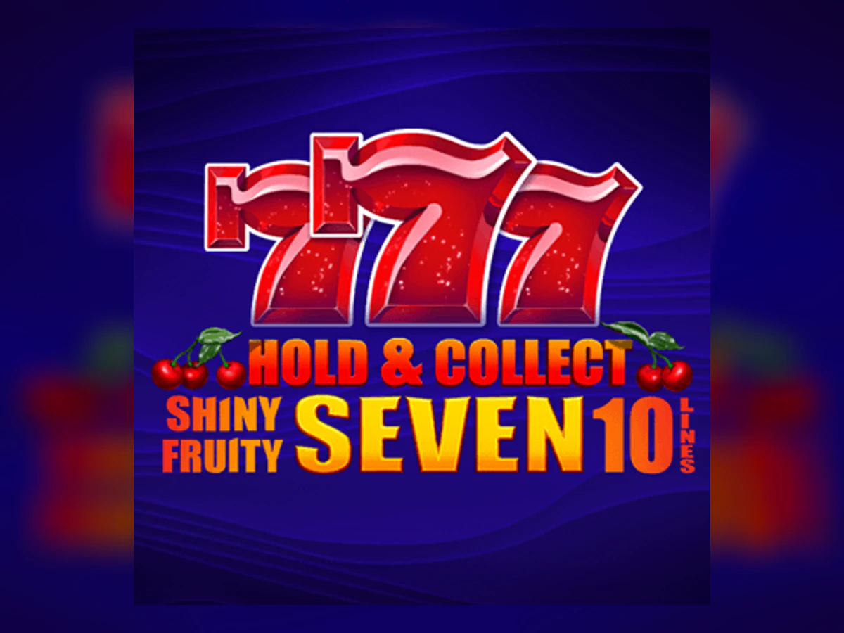 Shiny Fruity Seven 10 Lines Hold and Collect slot game artwork