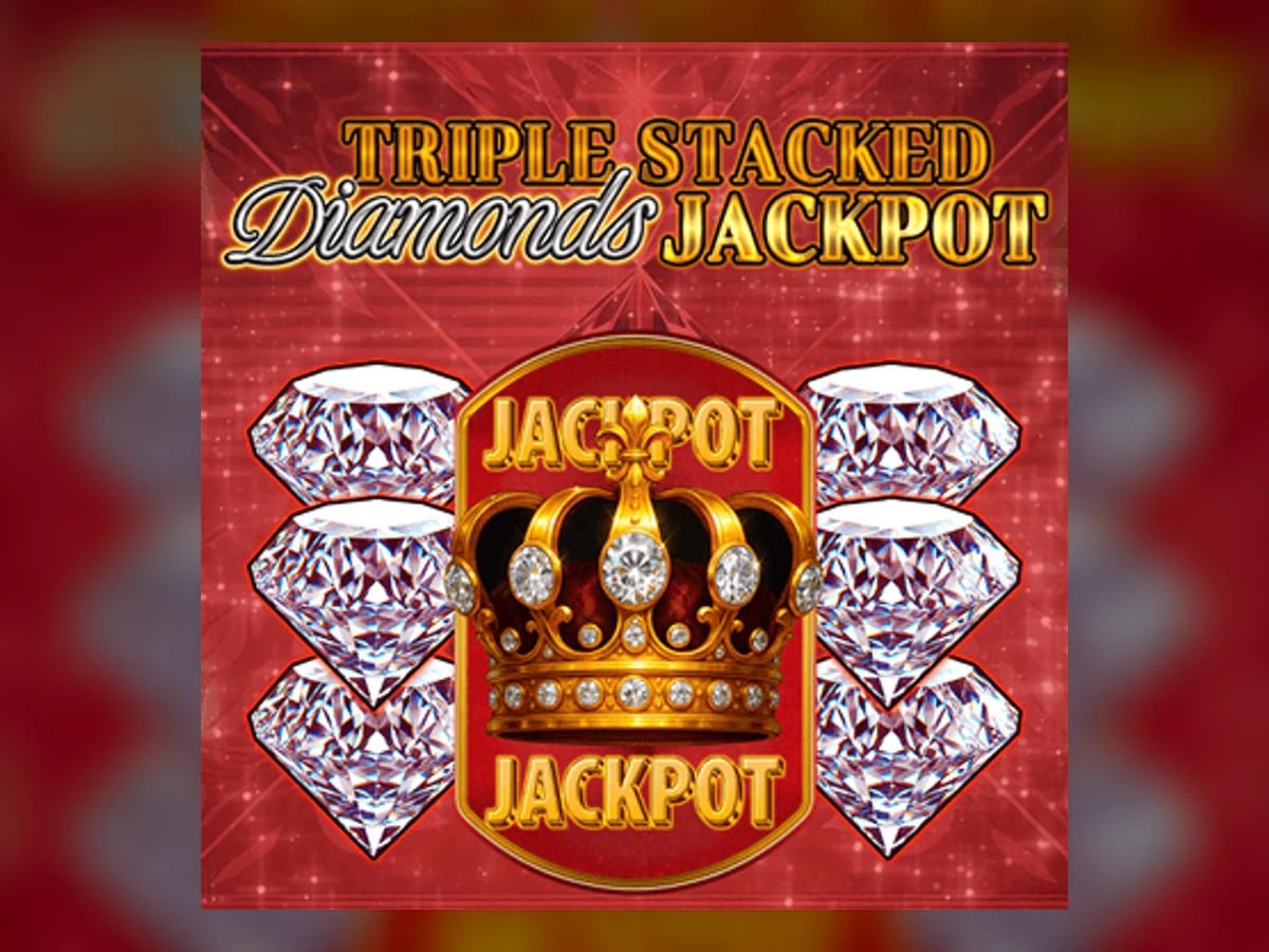 Triple Stacked Diamonds Jackpot slot game artwork