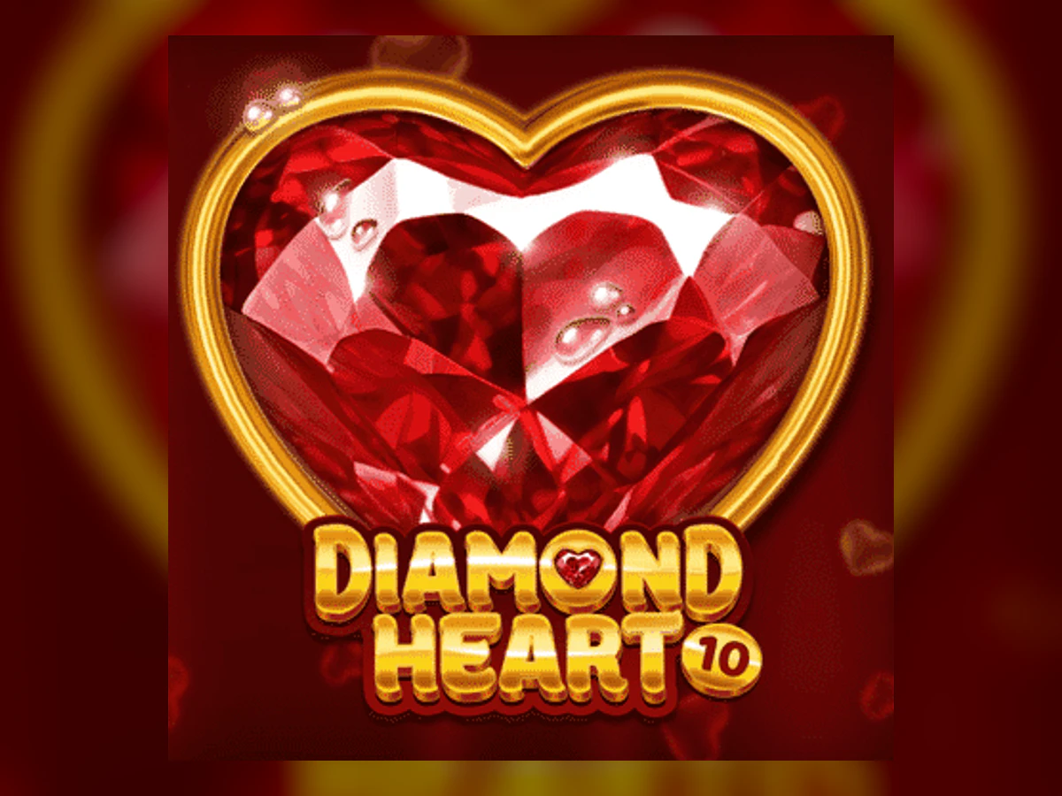 Diamond Heart 10 slot game artwork