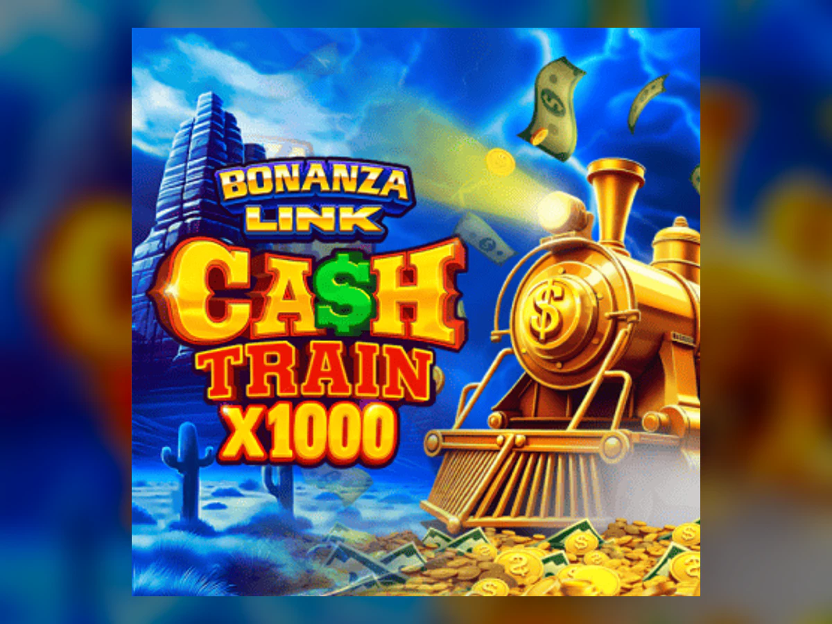 Bonanza Link: Cash Train X1000 slot game artwork