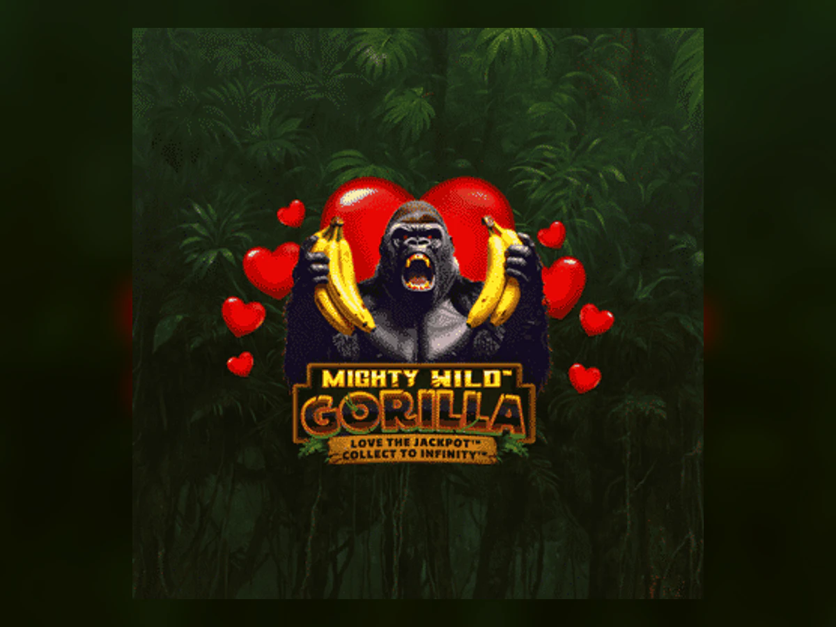 Mighty Wild: Gorilla Love the Jackpot slot game artwork