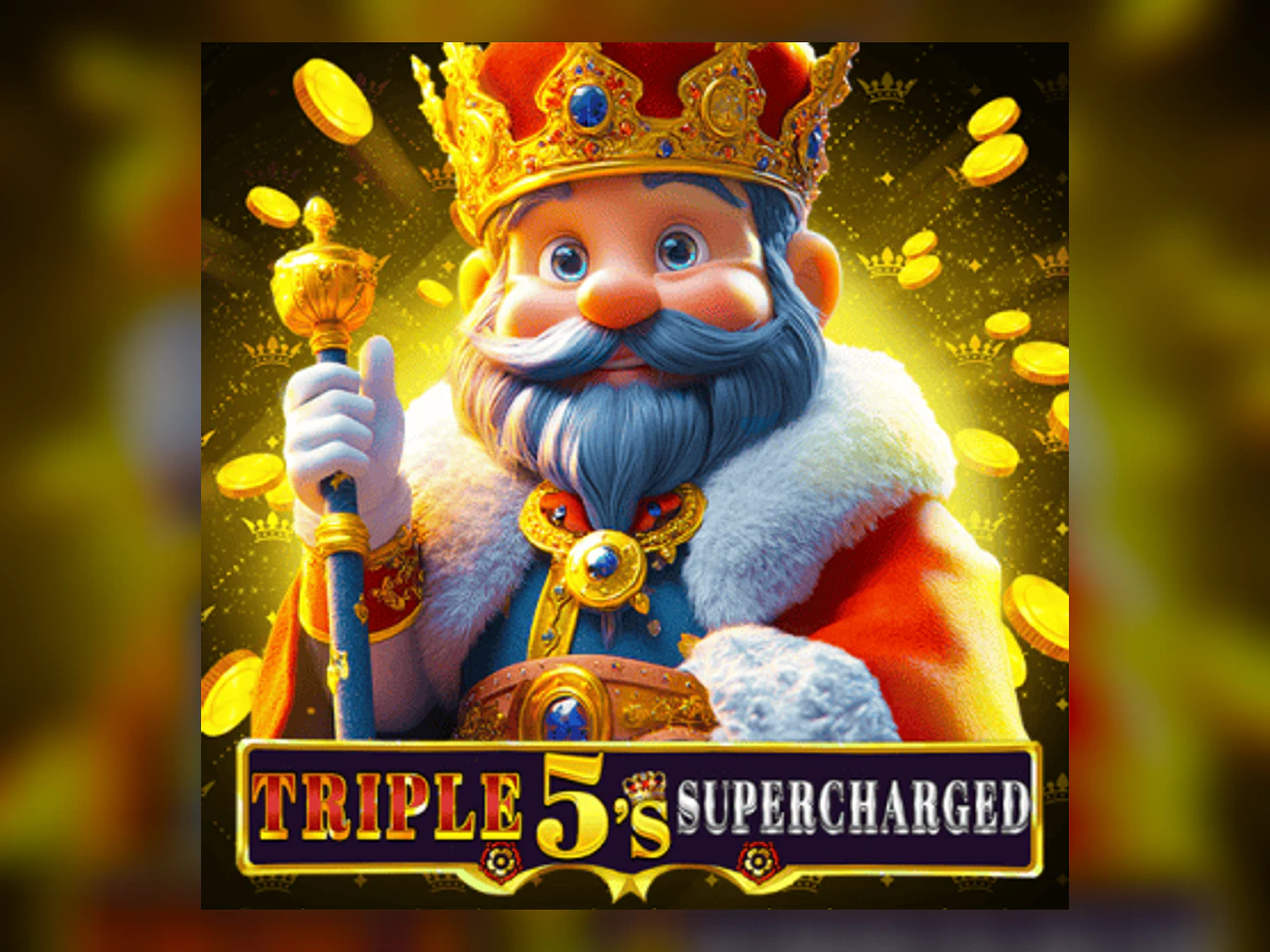 Triple 5's: Supercharged slot game artwork
