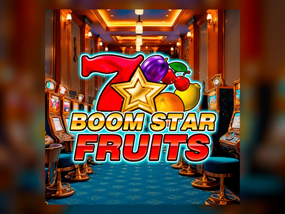 Boom Star Fruits slot game artwork