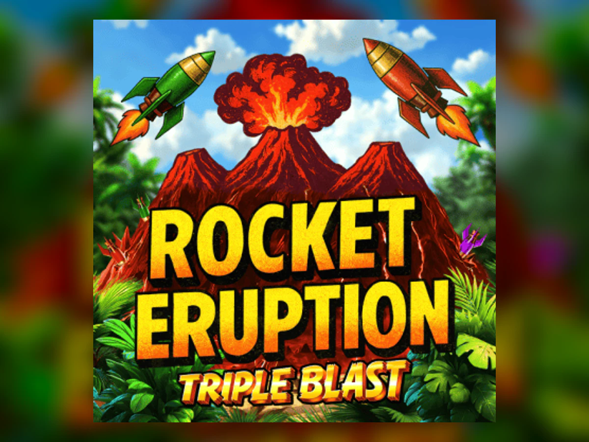 Rocket Eruption: Triple Blast slot game artwork