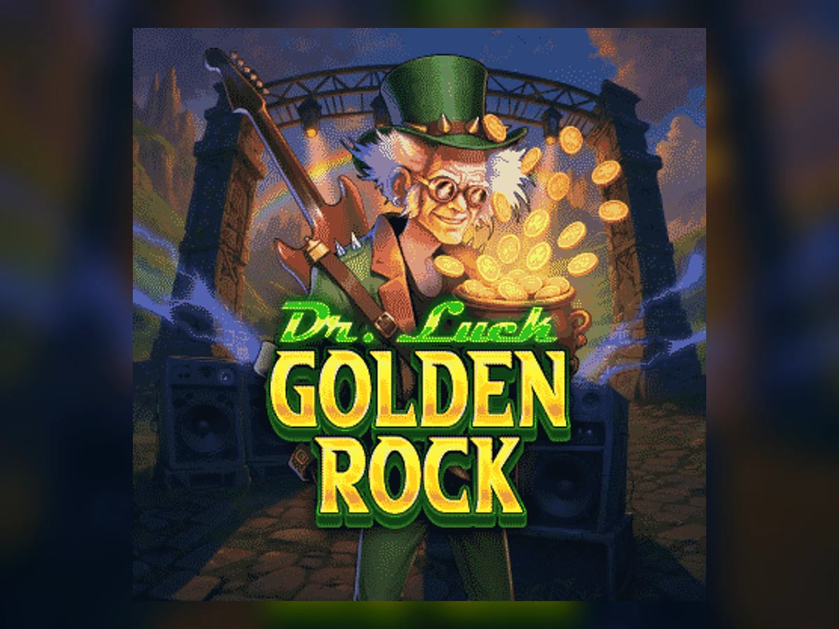 Dr. Luck Golden Rock slot game artwork
