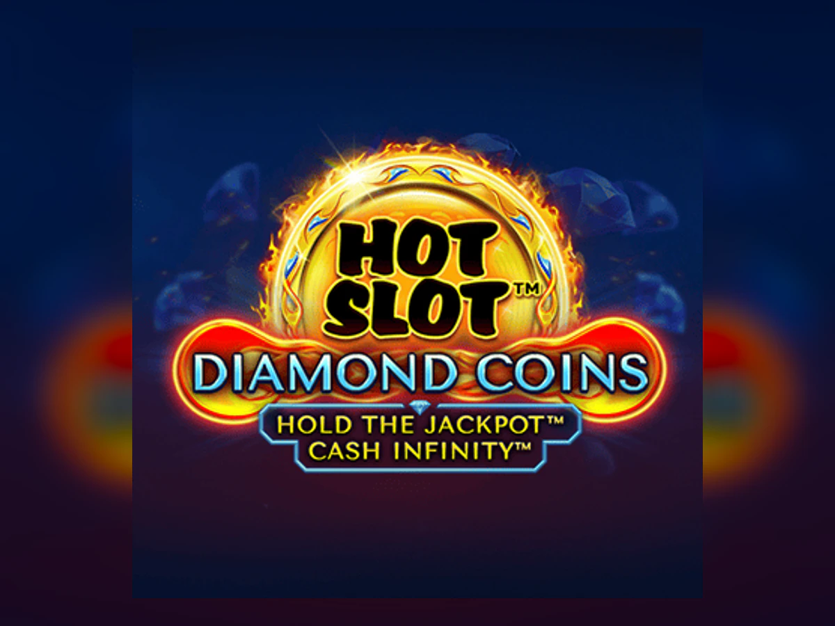 Hot Slot Diamond Coins slot game artwork
